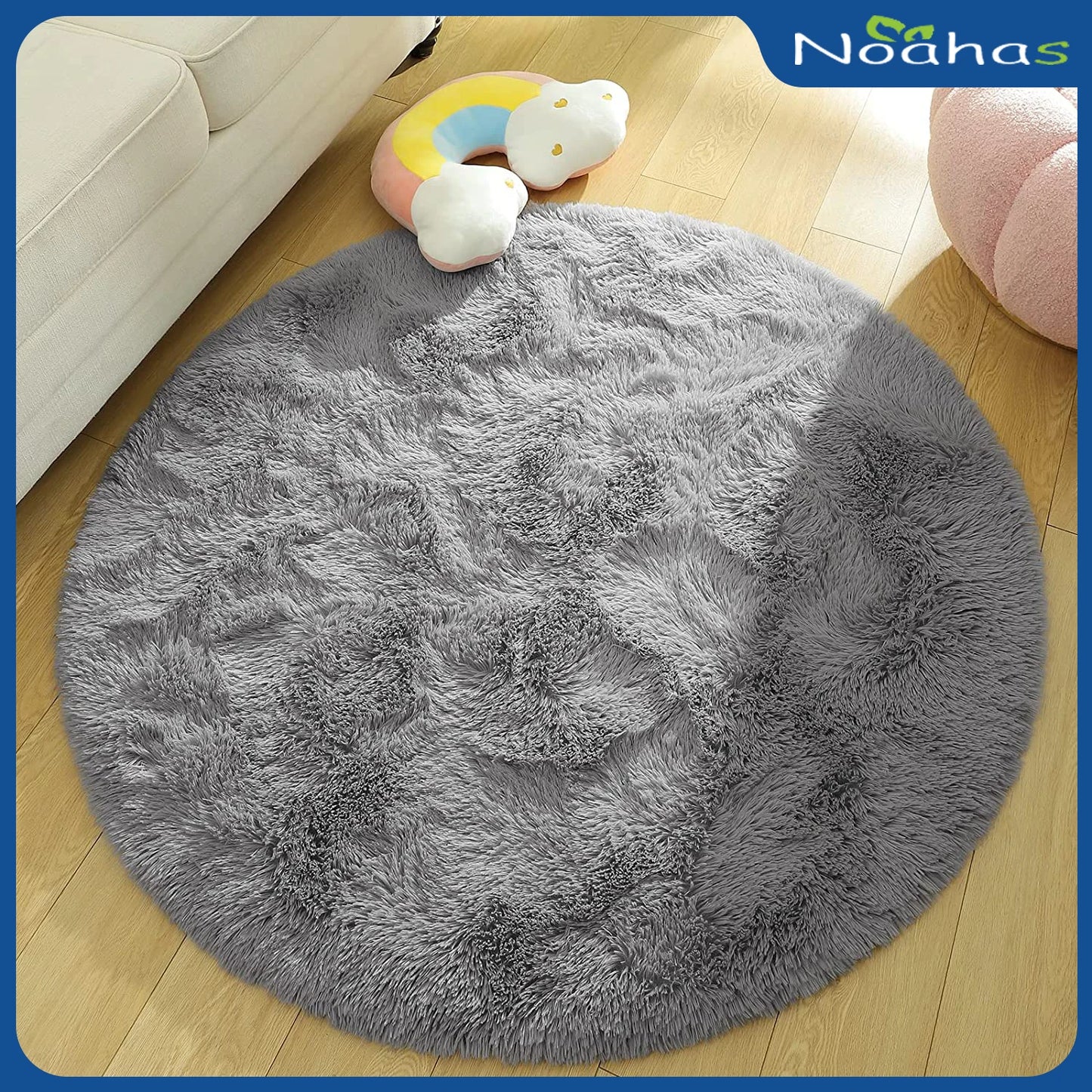 Round Thick Plush Carpet