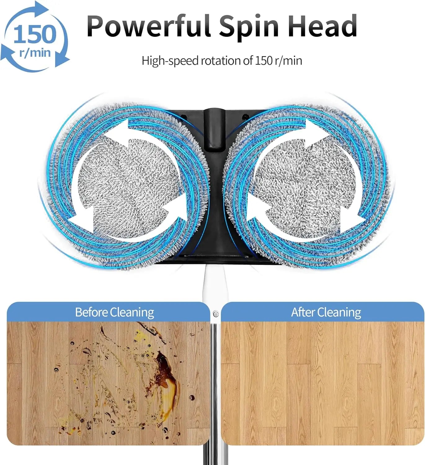 Cordless Electric Spin Mop