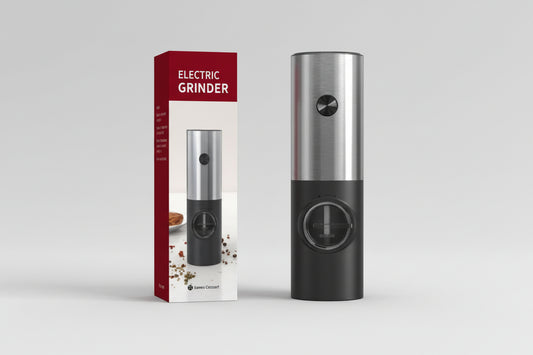 Electric Automatic Salt and Pepper Grinder Set with Led Light Grinder Set Spice Mill Adjustable Spices Grinder Kitchen Tools