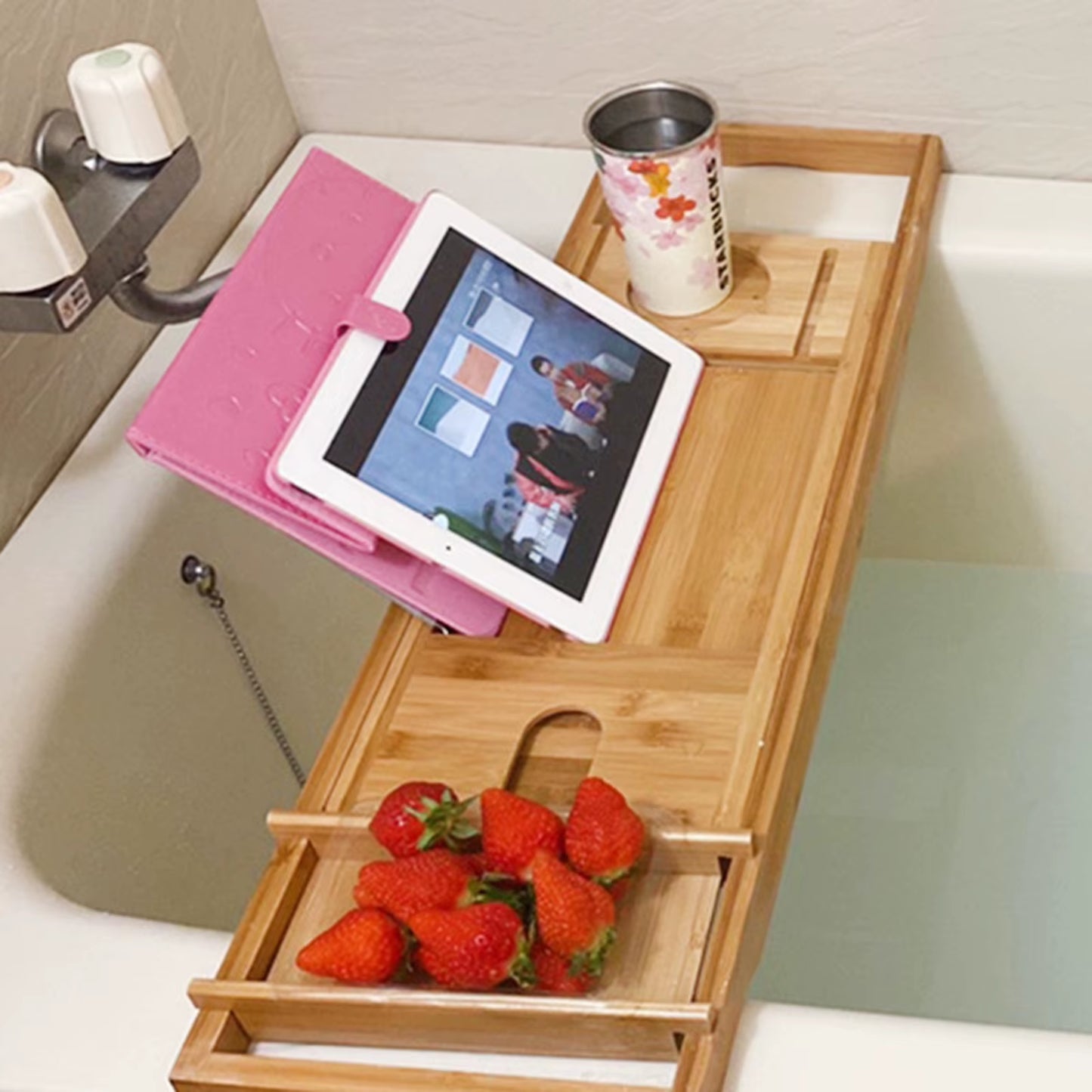 Extendable Bathtub Tray