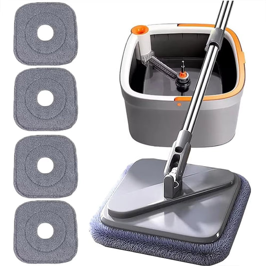 Microfiber Self-Wringing Spin Mop 