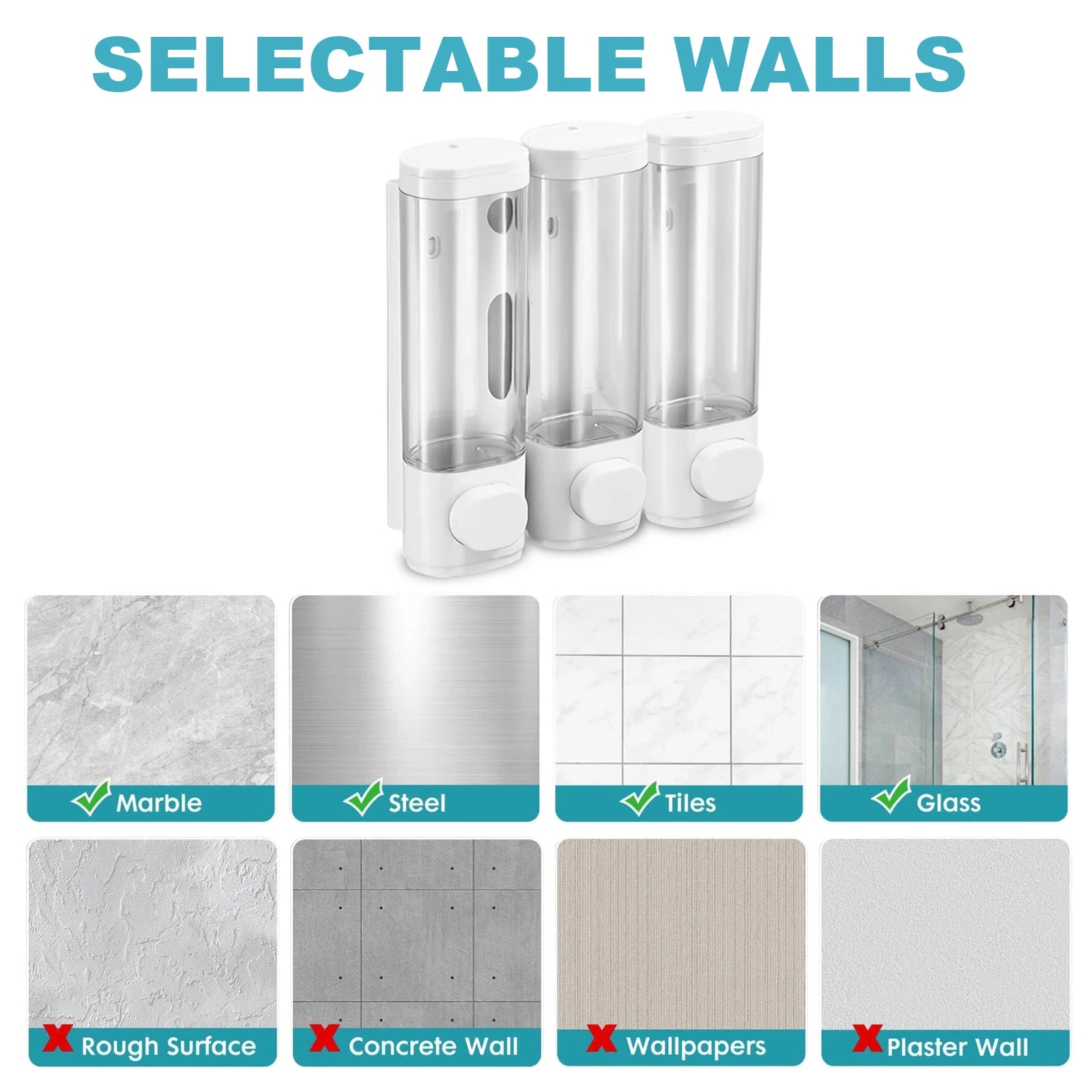 Shampoo | Conditioner | Body Wash Dispenser