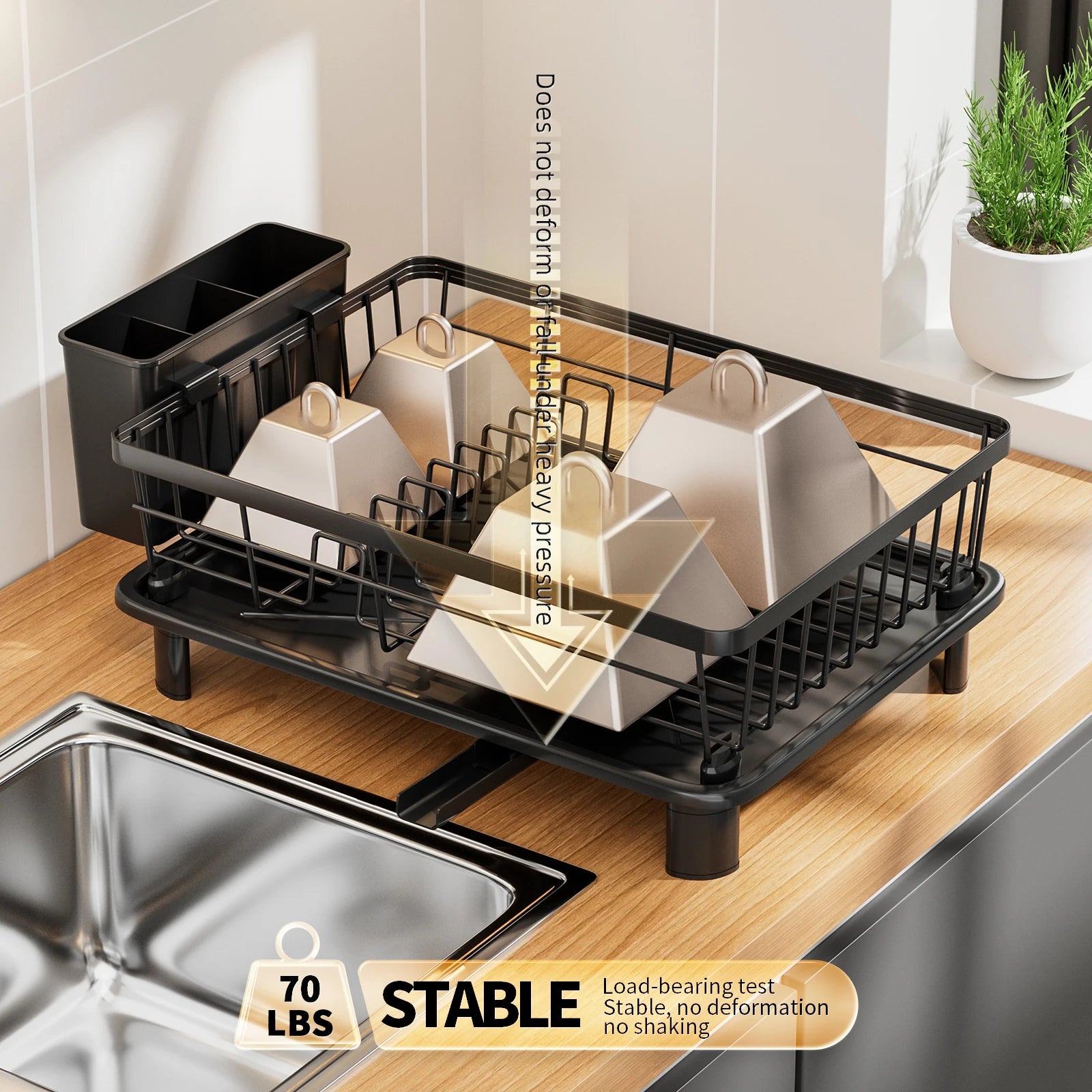 Multifunctional Dish Drying Rack 