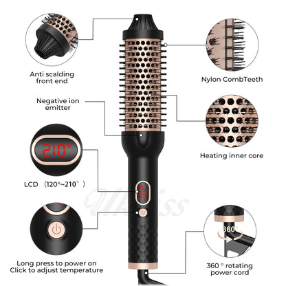 Thermal Hair Curler and Straightener