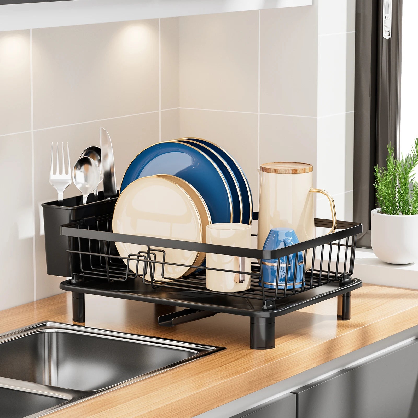 Multifunctional Dish Drying Rack 