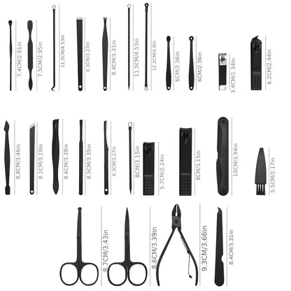 36-Piece Professional Grooming Kit 