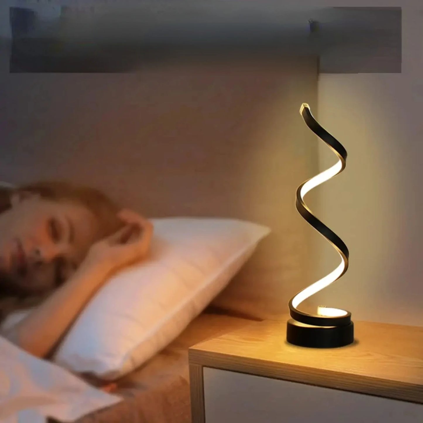 LED Spiral Table Lamp 
