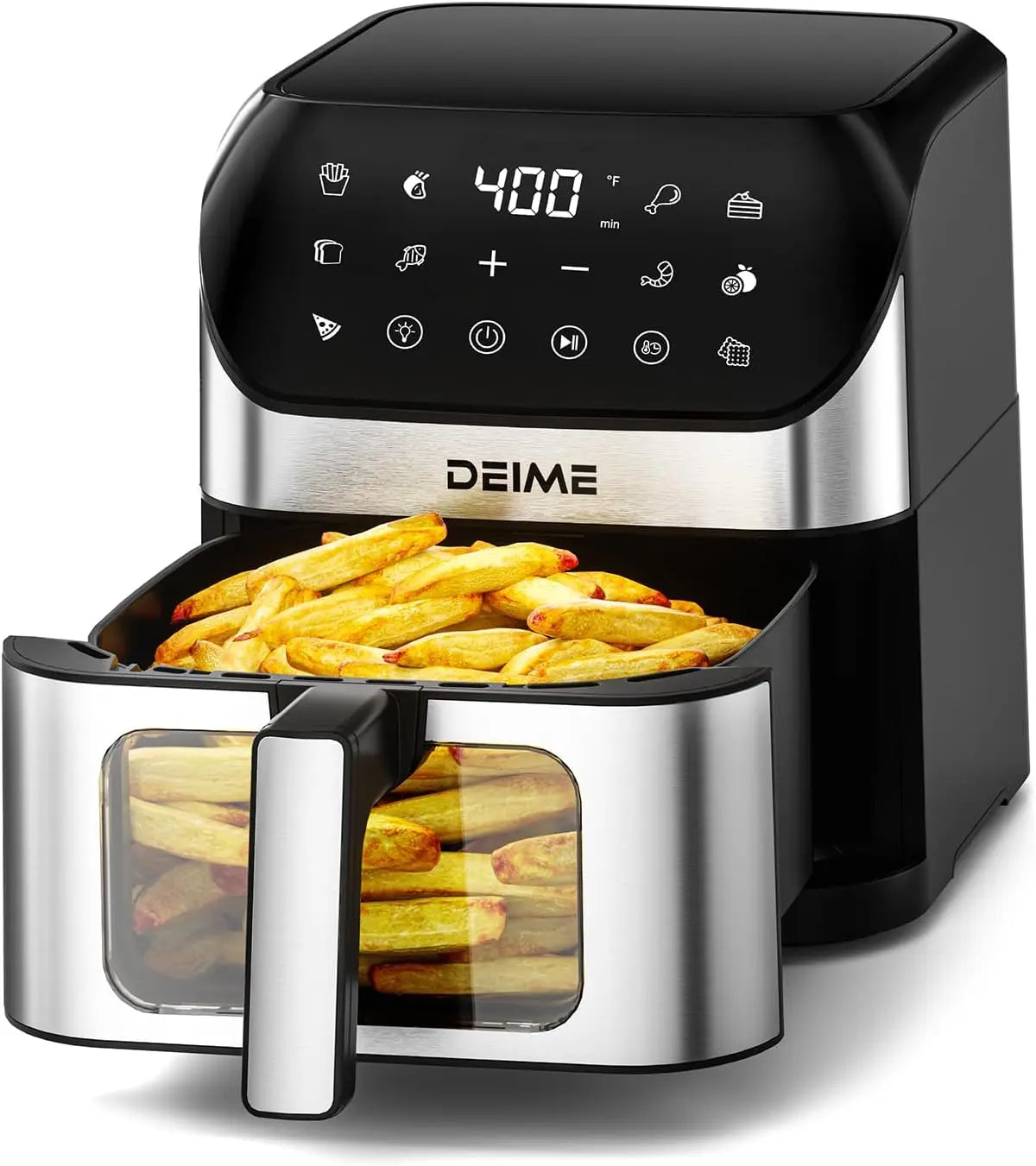 6.2 QT 1500W Power Air Fryer with 