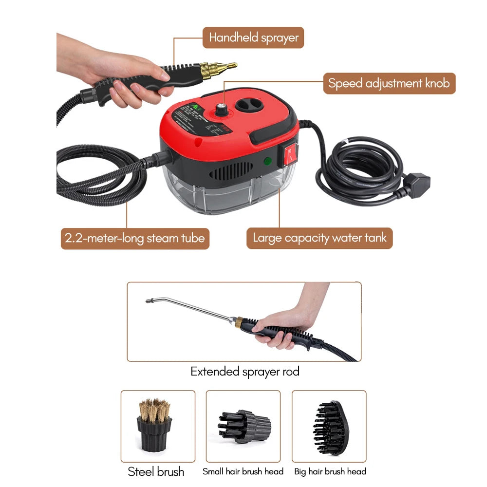  Portable Handheld Steam Cleaner