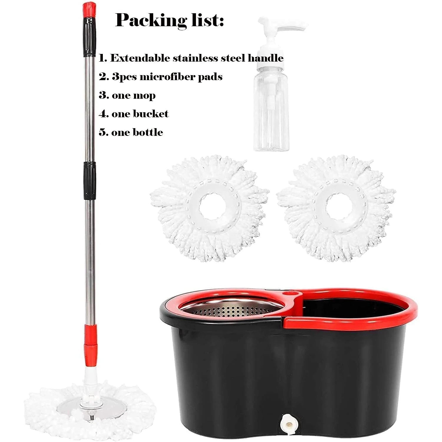 360° Spin Mop Bucket Set 