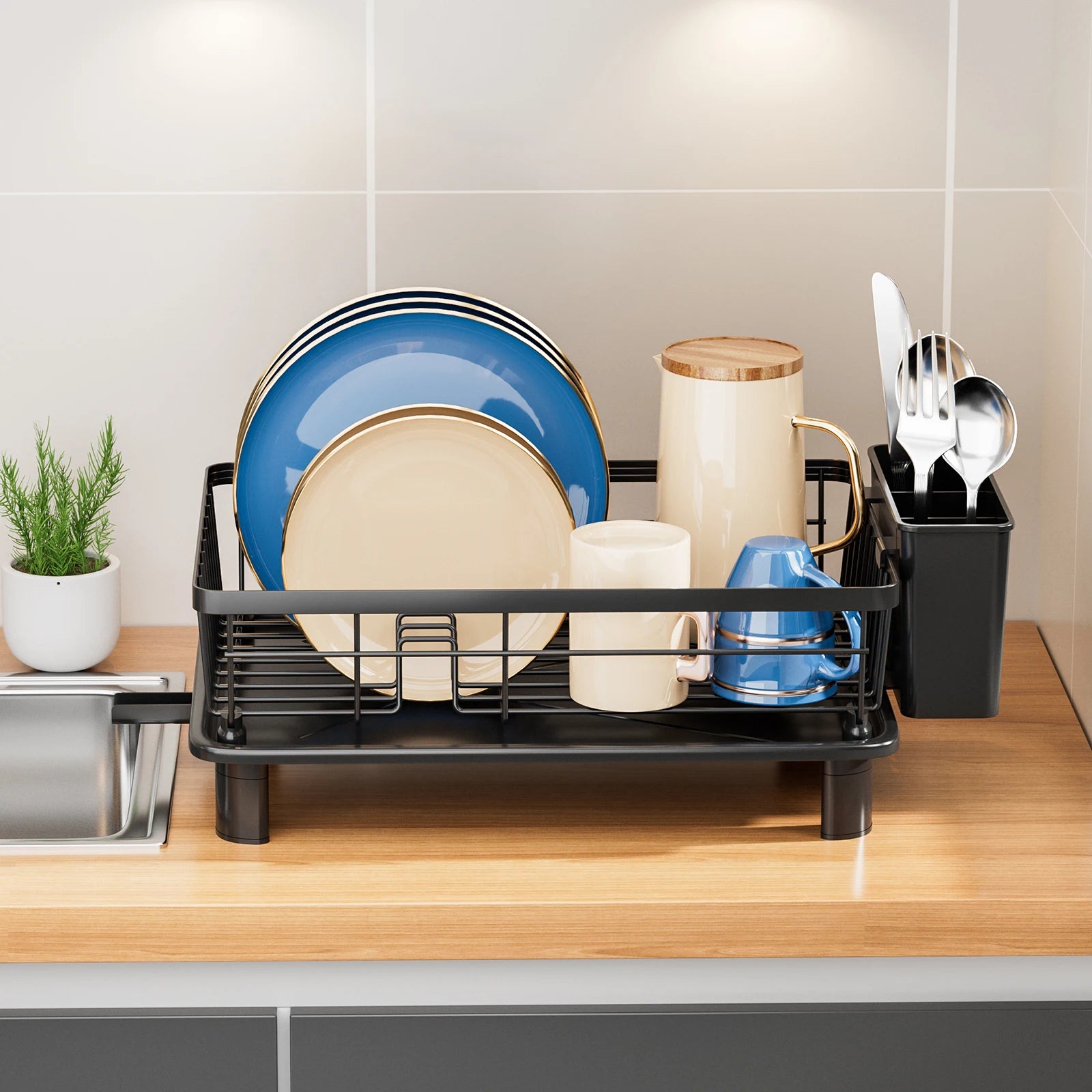 Multifunctional Dish Drying Rack 