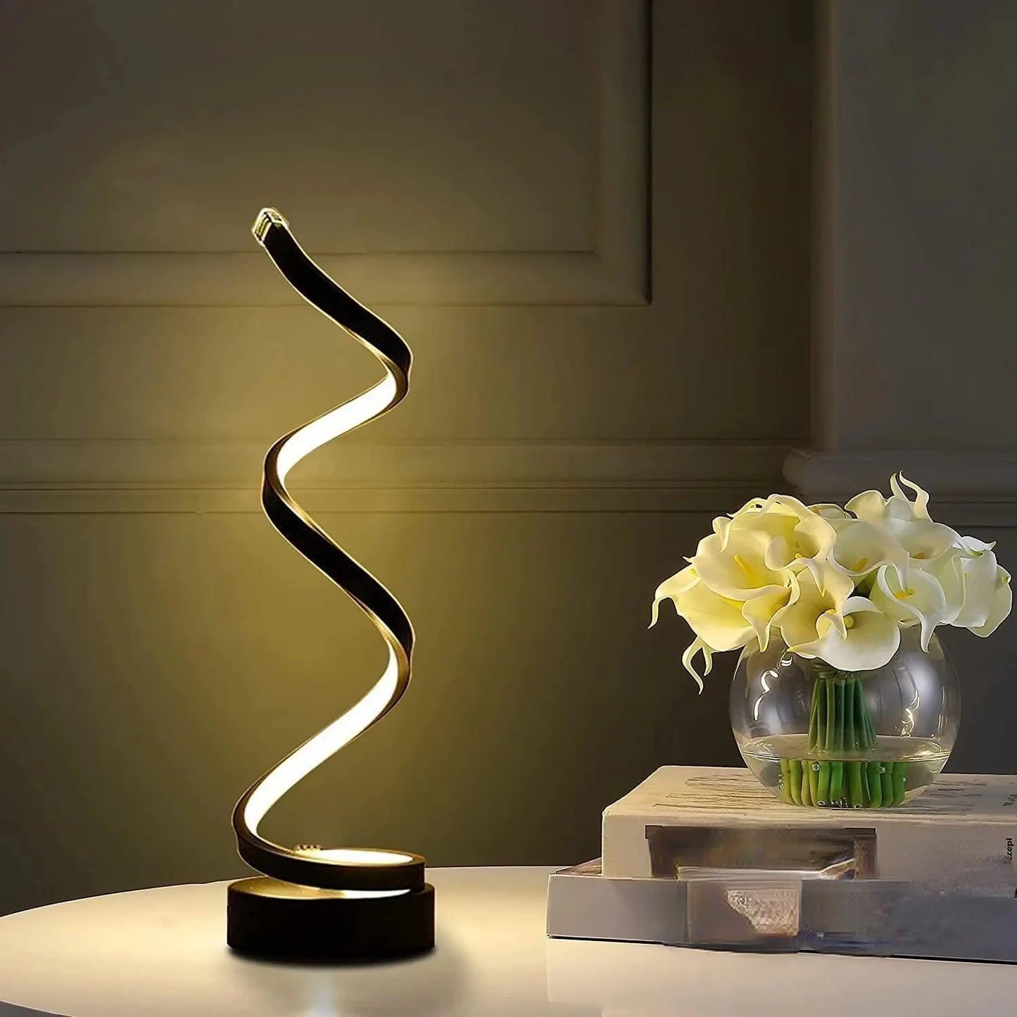 LED Spiral Table Lamp 