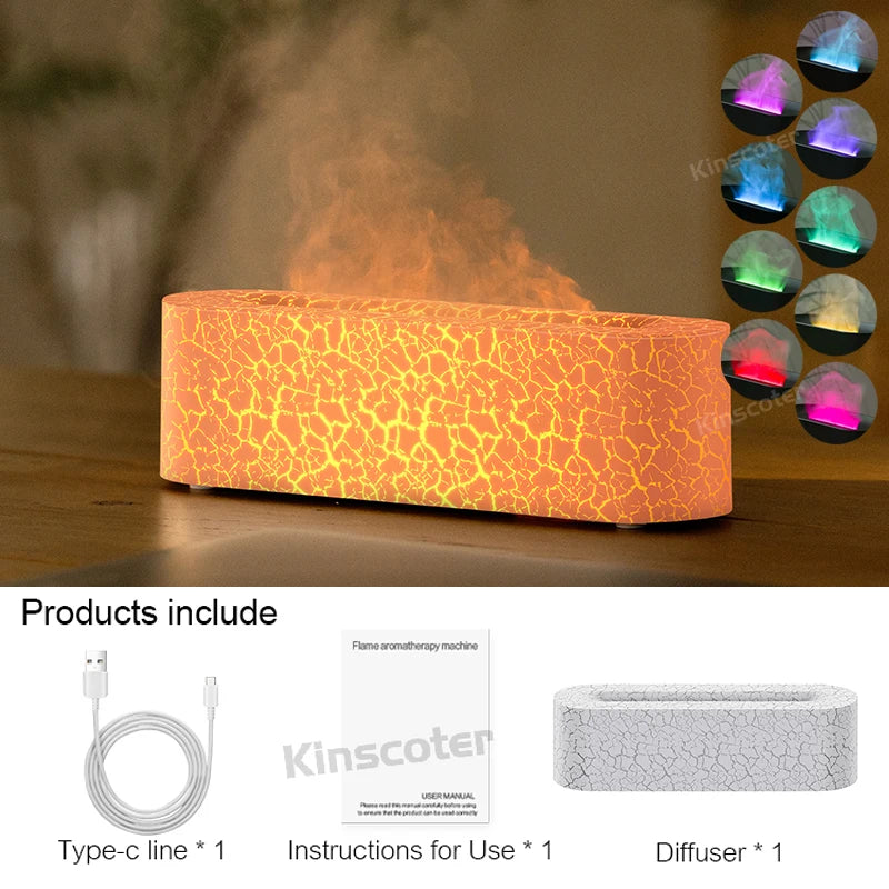 Flame RGB Essential Oil Diffuser