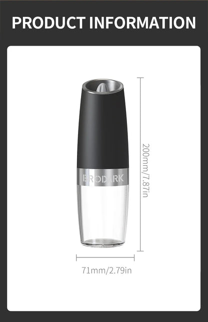 Electric Salt and Pepper Grinder Set 
