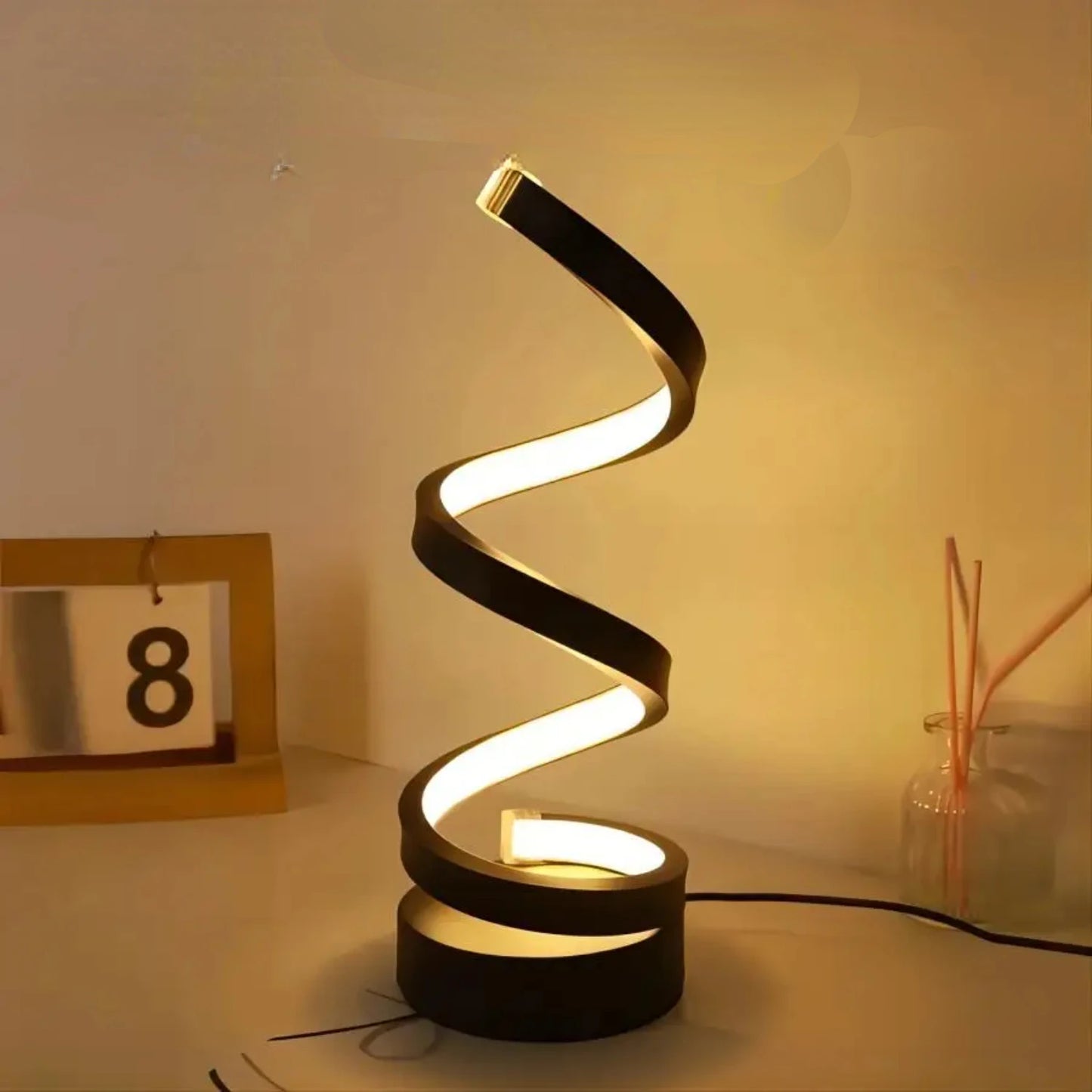 LED Spiral Table Lamp 