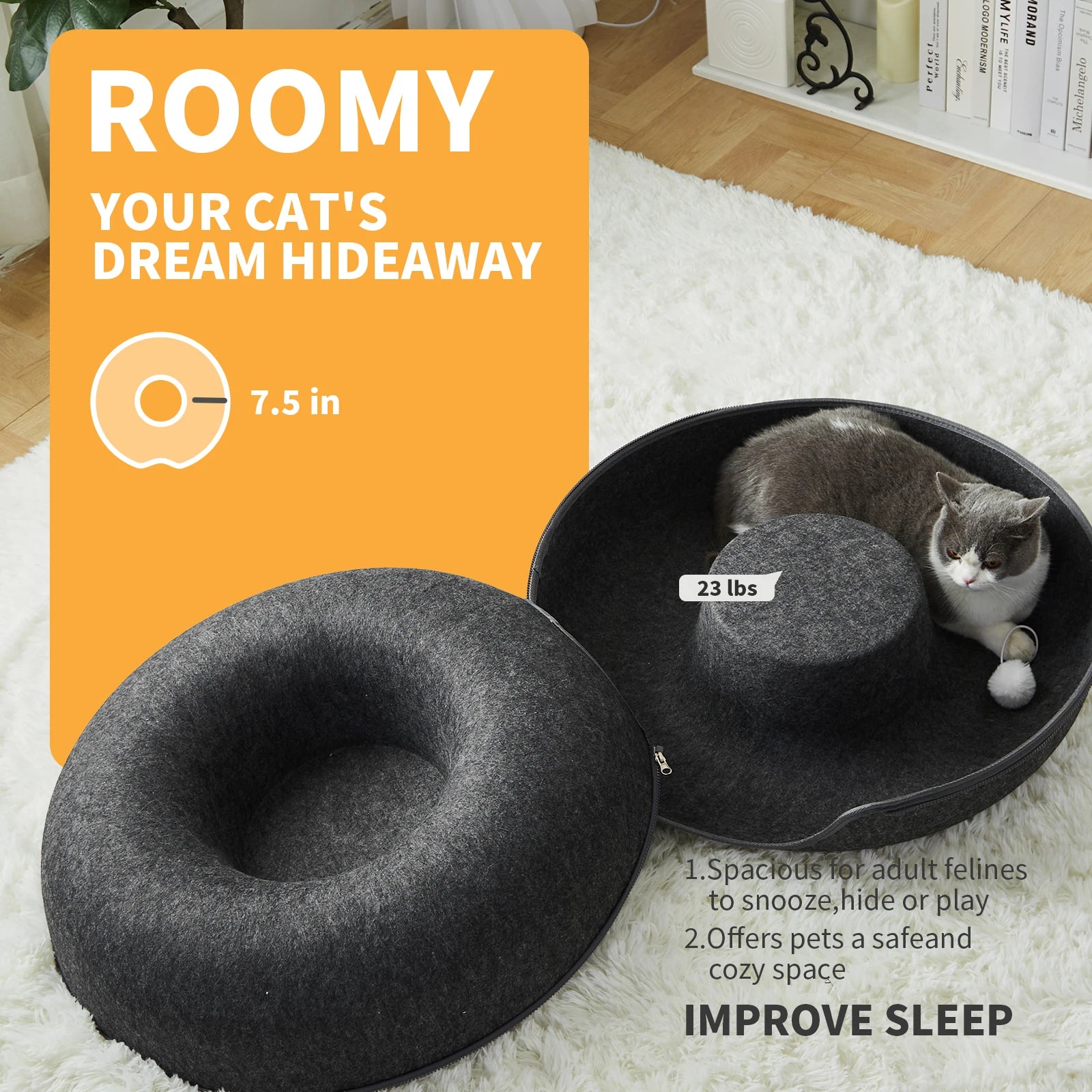Donut Cat Bed