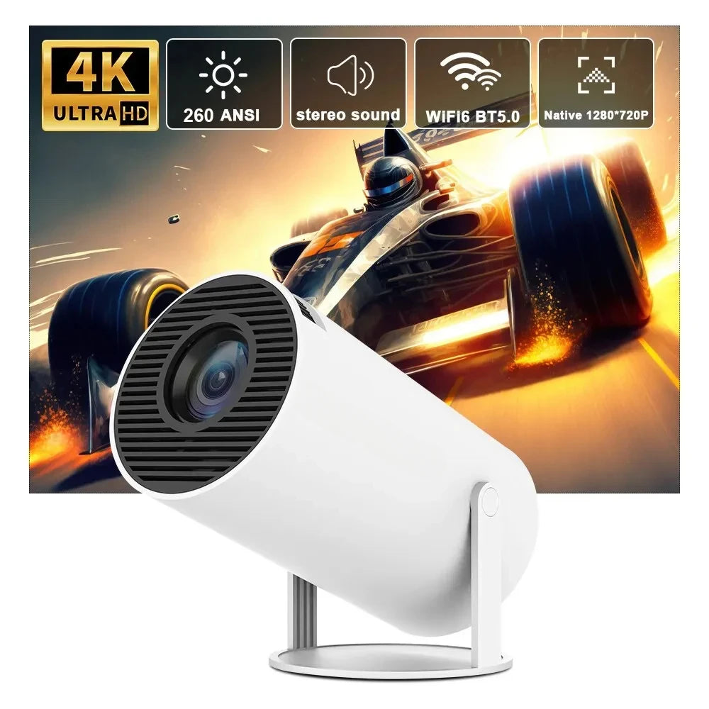 4K Projector for Home Cinema and Outdoor Use