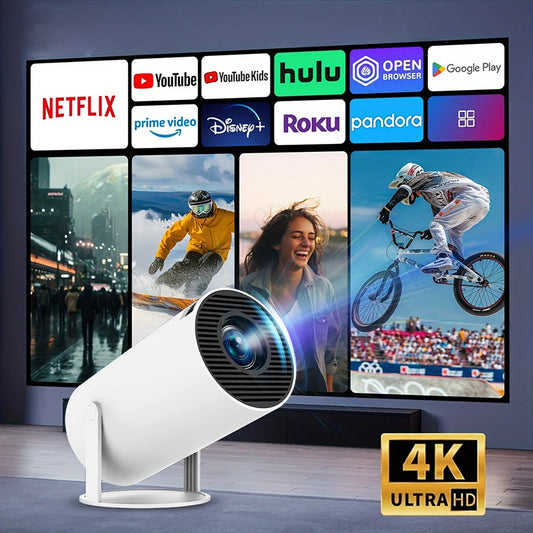 4K Projector for Home Cinema and Outdoor Use