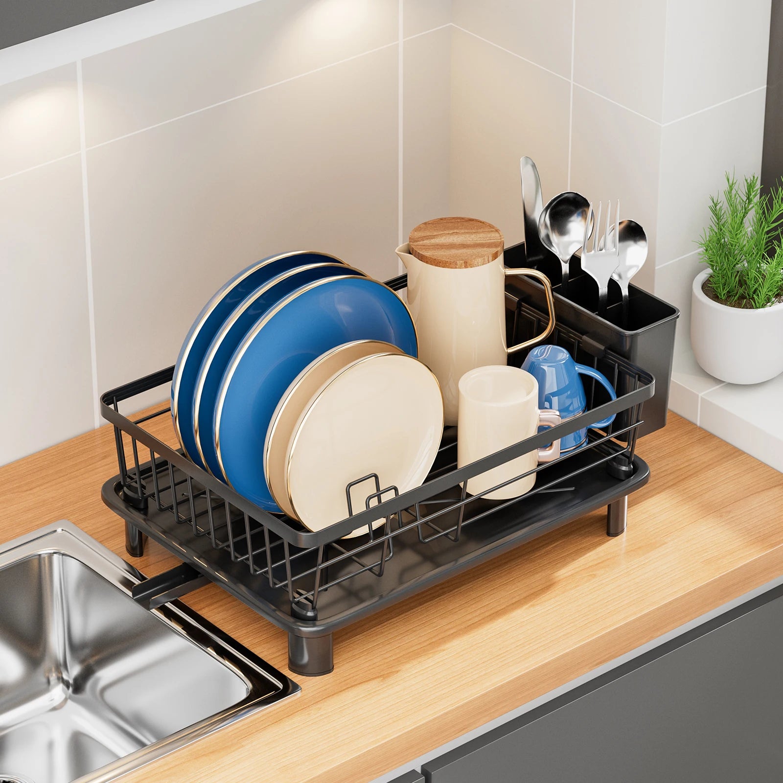 Multifunctional Dish Drying Rack 