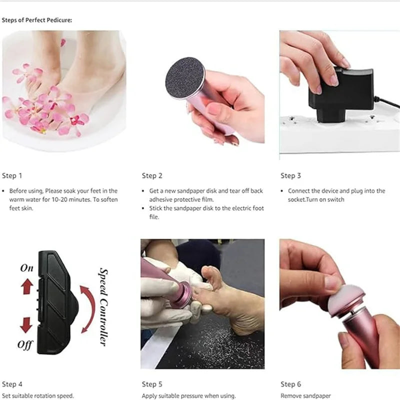 Electric Foot File and Callus Remover