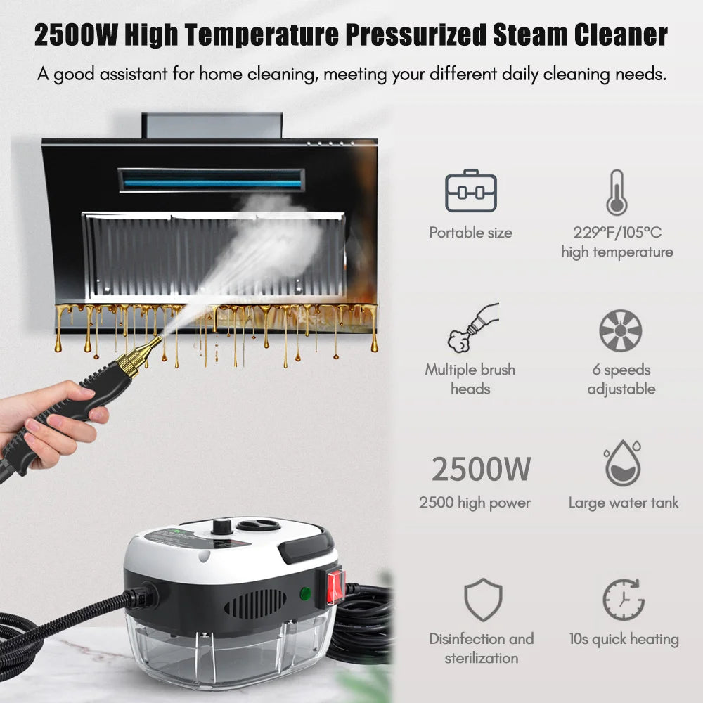  Portable Handheld Steam Cleaner