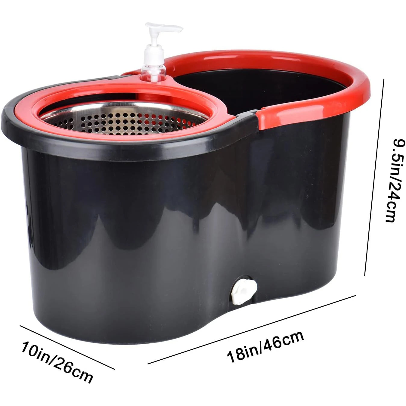 360° Spin Mop Bucket Set 