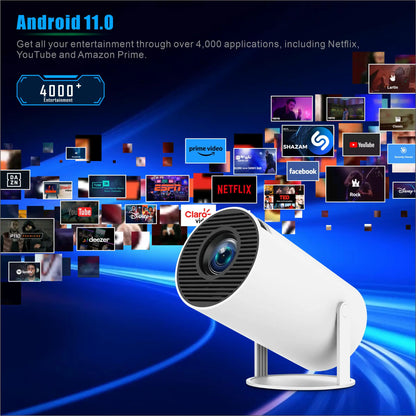 4K Projector for Home Cinema and Outdoor Use