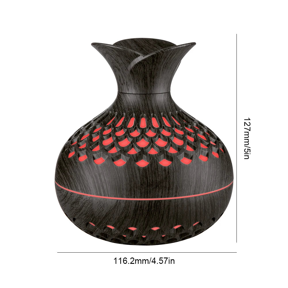 Wood Grain Aromatherapy Humidifier | Diffuser 