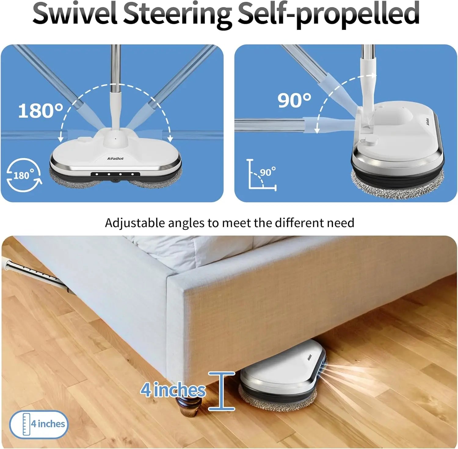 Cordless Electric Spin Mop