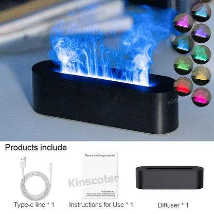 Flame RGB Essential Oil Diffuser