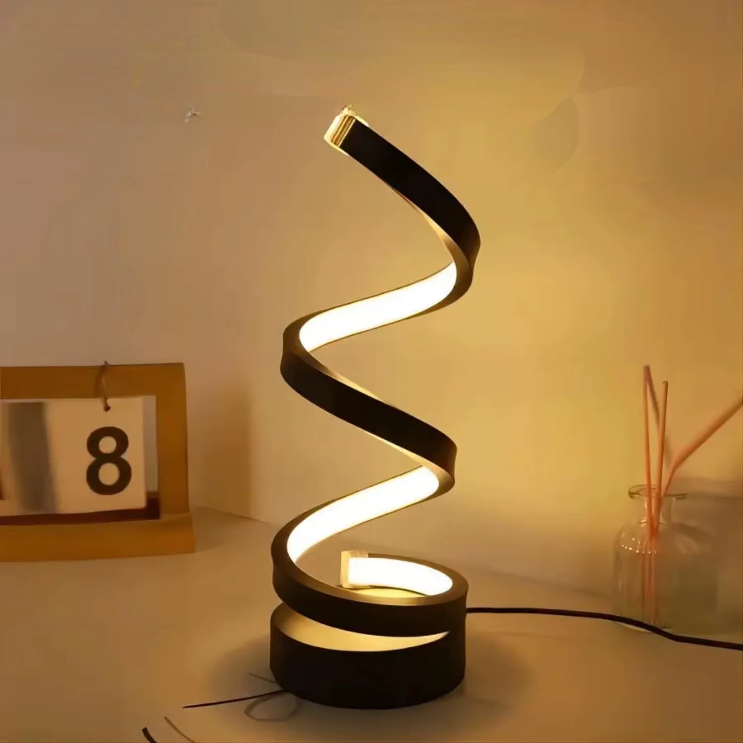 LED Spiral Table Lamp 